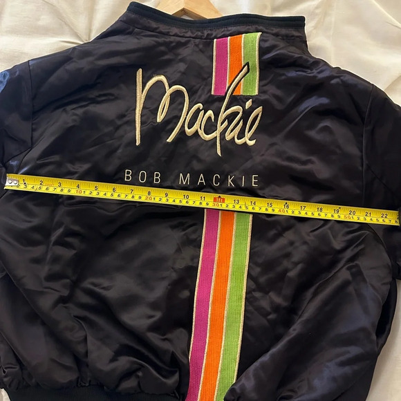 RARE Bob Mackie Designer Vintage Bomber Jacket XL Excellent Condition - Picture 9 of 12